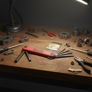 Jeu de clés hexagonales pliantes Stanley de 12 pièces, 7 tailles métriques (1,5-6 mm) - Product Image 3