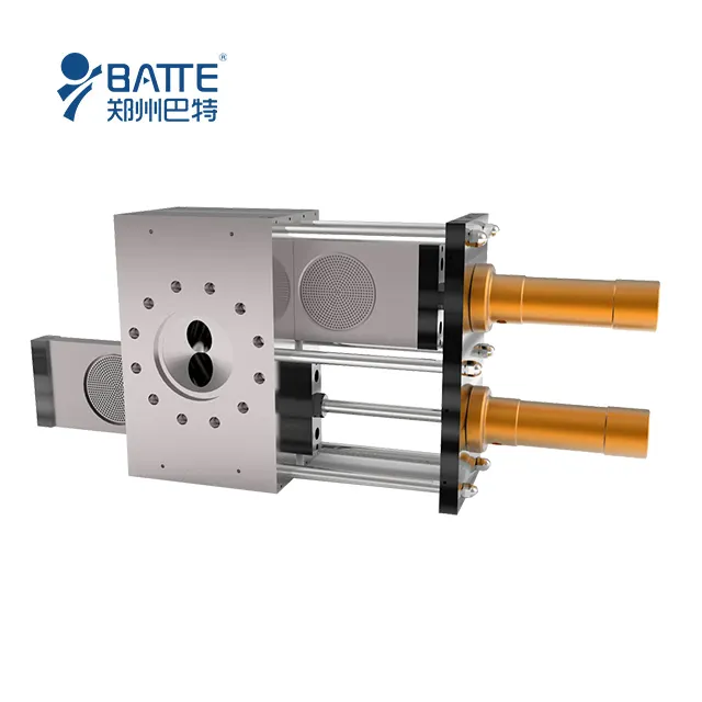 Batte Factory Supply pp Schmelz geblasener Filter Doppel platte hydraulischer kontinuierlicher Sieb wechsler