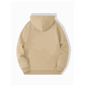 Sudadera Lisa de Gran Tamaño con Capucha Unisex, Pantalones de Chándal de Lana, Estilo de Otoño, Ropa de Hombre Informal a Granel, Logotipo Personalizado, Estampado 3D Sólido - Product Image 1