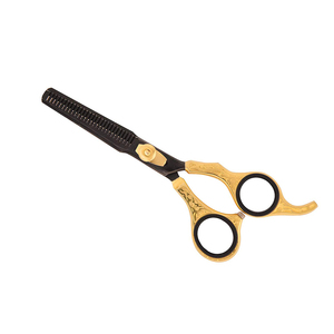 Tijeras de Entresacar Profesionales de Acero Inoxidable para Suministros de Peluquería, Cuchilla Afilada, Tijeras de Barbero - Product Image 1