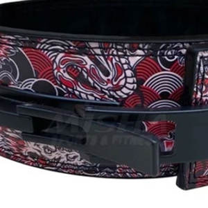 เข็มขัดยกน้ำหนักหนังวัวสำหรับทุกเพศระบายอากาศได้ดีพร้อมโลโก้ตามสั่ง - Product Image 5