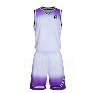 Ensemble d'uniformes de basket-ball pour garçons Design à séchage rapide et respirant Fabriqué au Pakistan Polyester doux avec service de numérotation OEM - Product Image 1