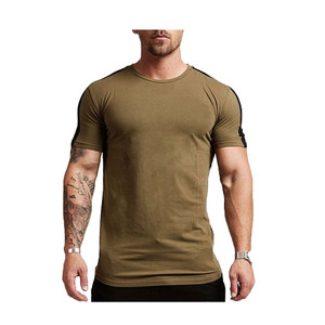 Camisetas de diseño personalizado para hombre, 100% algodón ecológico, transpirable, cómodo, sólido, suelto, 220 gramos, Jersey para ropa informal - Product Image 2