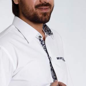 Camisas con botones para hombre de alta calidad, camisas informales y formales de manga larga con bordado personalizado para negocios y empresas - Product Image 4