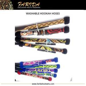 Farida Luxe Deux Mètres Khayamia Tissu-Enduit Plastique Narguilé Tuyaux Unique Laque Techniques Accessoires pour Shisha Accessoires - Product Image 3