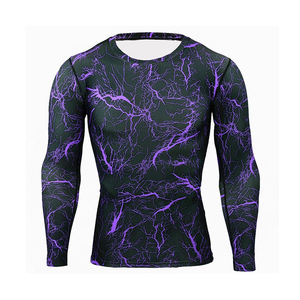 เสื้อกันผื่นแขนยาวระบายอากาศได้ดีของผู้ชายป้องกันรังสียูวี UPF50คงความเย็นและแห้งสบายสำหรับการผจญภัยกลางแจ้งที่ใช้งานอยู่ - Product Image 5