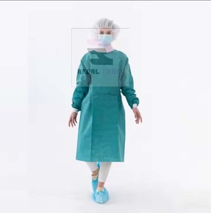ชุดคนไข้แขนยาวผ้านอนวูฟเวนเครื่องแบบโรงพยาบาลสำหรับผู้ป่วย - Product Image 4