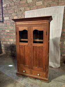 Armario de Cocina Moderno, Antiguo, de Lujo, Clásico, Vintage, de Tamaño Mediano, Elegante, de Madera Maciza Azul - Product Image 3