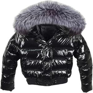 Glossy Puffer <b>Jackets</b> _ New Arrival Color Canvas Waterproof Breathable Puffer <b>Jackets</b> - Product Image 2