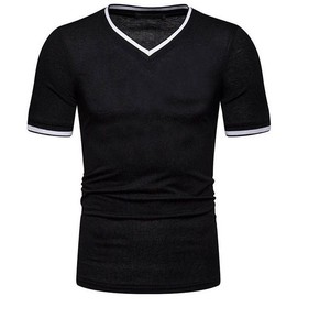 เสื้อแนวสตรีทคอกลมวินเทจของผู้ชายพิมพ์ลายเสื้อยืดแขนสั้นผ้าฝ้ายลำลองป้องกันการหดตัวของ100% - Product Image 1