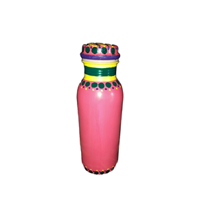 Wholesale Superior Quality Metal Copper <b>Bottle</b> Customized Size Shape and Colors for Direct Drinking Drinkware - Product Image 1