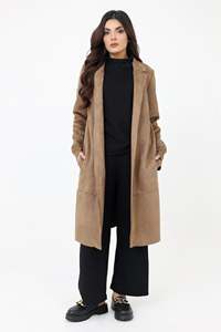 Nueva gabardina de moda para mujer con material de alta calidad, precio al por mayor, abrigo largo para mujer - Product Image 3