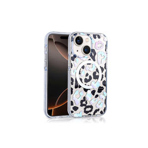 Coque de protection en silicone blanc NXXA Jago Series pour iPhone 13 compatible MagSafe, finition électroplaquée, la plus récente coque de téléphone portable - Product Image 1