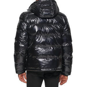 Doudoune matelassée à col montant pour homme, vêtement d'hiver personnalisé, Service OEM, imprimé 3D, 2023 - Product Image 2