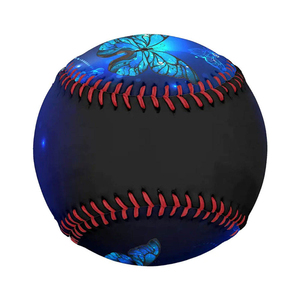 Bolas de pared de entrenamiento Bolas de lanzamiento de cuero PU multicolor Precio bajo Sliotars para entrenamiento de corcho con logotipo personalizado Pelota de lanzamiento - Product Image 3