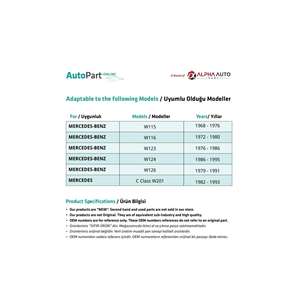 Bras de réglage de rétroviseur pour Mercedes Benz W115,w116 - Product Image 2