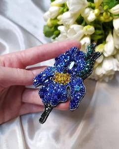 Broches perlées Broche design faite à la main. Accessoires de haute qualité. Broche design unique. Baby shower meilleur cadeau. - Product Image 2