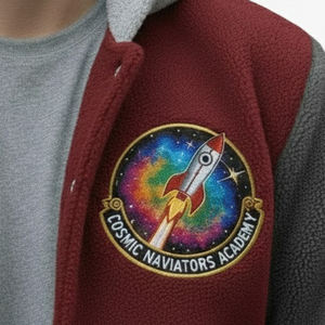 Veste de baseball en molleton brodée en chenille de qualité supérieure, personnalisée, pour hommes, best-seller, veste universitaire pour hommes - Product Image 6