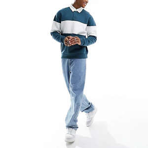 Novedades al por Mayor, Sudaderas Personalizadas de 350 Gramos de Mezcla de Algodón con Cuello Polo, Sudaderas Unisex, Sudaderas con Capucha Básicas al por Mayor - Product Image 2