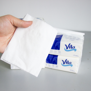 Precio directo de fábrica, mejor precio, 200 hojas de pañuelos faciales de 3 capas o empaquetado personalizado en 4 paquetes/bolsa, apto para uso en bebés. - Product Image 2