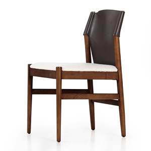 Silla de comedor de cuero de calidad comercial con estructura de madera de teca, fabricante de muebles OEM ODM personalizados para hoteles, restaurantes y cafeterías - Product Image 4