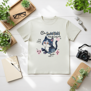 T-Shirt Unisex 100% Cotone 210GSM, Vestibilità Oversize Casual, Stampa Serigrafica e DTG, Maglietta Non Compressa - Product Image 3