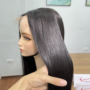วิกผมมนุษย์ทอ2024สีดำทรงตรงเวียดนามไม่มีเส้นผมยุ่งๆขายส่งราคาพร้อมส่ง - Product Image 5