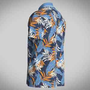 100% algodón personalizado para Polo antiarrugas nuevo estampado de sublimación personalizado patrón sólido Jersey de talla grande manga corta de punto - Product Image 5