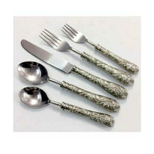 Juego de cubiertos de acero inoxidable chapado en oro con mango de madera de Color personalizado, juego de cubiertos de mesa, accesorios de cocina, Material metálico - Product Image 3