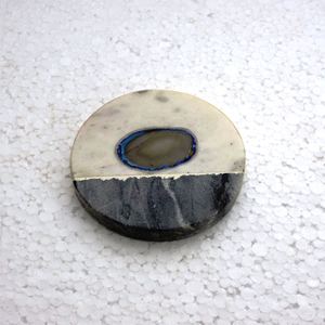 Posavasos cuadrados de madera con corteza de árbol, alfombrilla, producto hecho a mano de alta calidad - Product Image 2