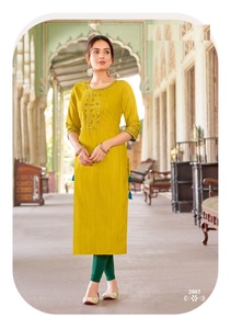 Rayon Weaving <b>Kurti</b> for Online Sale - Product Image 2