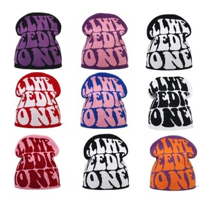 Tout ce dont nous avons besoin, c'est de l'argent Beanie lettre Jacquard Hip Hop tricot chapeau unisexe Y2K crâne casquette chaud élastique bonnets casquette pour femmes et hommes - Product Image 6