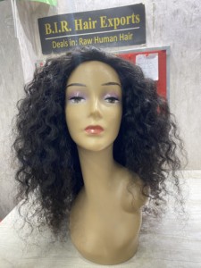 FLIPOVER Perruque frontale indienne crue Remy Hair Style Jerry Curl - Product Image 3