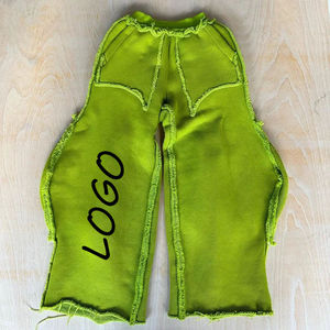 กางเกงวอร์มแบบมีฮู้ดสำหรับชายและหญิงกางเกงวอร์มมีซิปรูดออกแบบได้ตามที่ต้องการผ้าแห้งเร็วระบายอากาศได้ดีมีการพิมพ์ลายแบบดิบ - Product Image 6