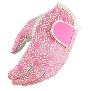 Gants de golf en peau de mouton imprimés par sublimation de sport de qualité supérieure avec logo personnalisé Gants de golf pour femmes en cuir souple de qualité supérieure - Product Image 1