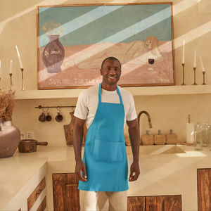 Tablier de cuisine sans manches BEAM 100% polyester non tissé, respirant, matériau écologique, poche avant, design simple et tendance - Product Image 2