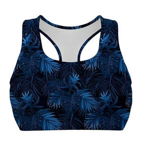 Soutien-gorge de sport pour femme, extensible dans les quatre sens, imprimé par sublimation, soutien-gorge de yoga et de gymnastique pour femme - Product Image 1