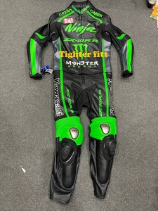 Traje de carreras de motocicleta de cuero de talla grande ZX10R 6R H2 Ninja Biker hecho a medida para hombres y mujeres/chaqueta de carreras de cuero - Product Image 6
