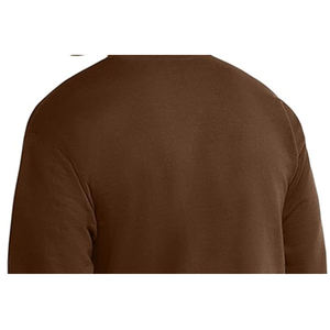 Sudaderas en blanco con impresión de logotipo personalizado de alta calidad, venta al por mayor, jersey de peso pesado de 500GSM, sudaderas de cuello redondo para hombre - Product Image 5