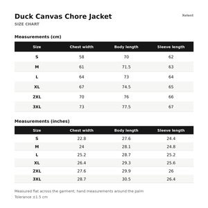 Veste de travail en toile de coton Duck Canvas avec poches, logo personnalisé brodé, OEM, vente en gros - Product Image 6