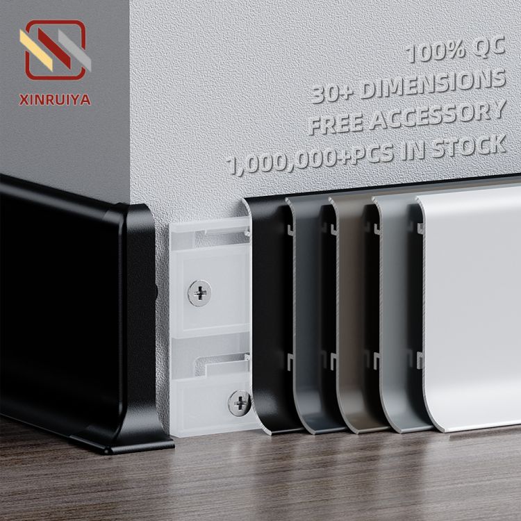 Покупайте лучший новый декоративный настенный Матовый алюминий толщиной 100 мм, цена на плинтус, профиль, цена за метр