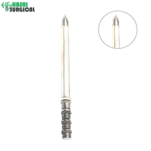 Juego de Cánulas de Trocar Abdominal de Acero Inoxidable Reutilizables Universales, Instrumentos Veterinarios para Diagnóstico e Inyección - Product Image 5