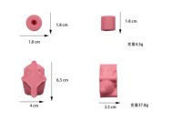 Moule en silicone 3D en gros pour chocolat, motif litchi et animaux mignons, qualité alimentaire, forme panda, chat, lapin, petit moule à dessert