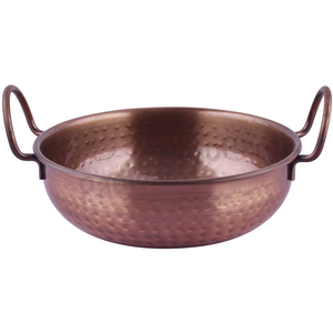 Mini plat de service martelé en métal pour Balti - Product Image 2