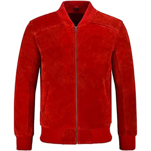 Veste de camionneur en cuir de qualité supérieure pour homme, en daim, toucher doux, entièrement doublée, style jean en daim noir - Product Image 1