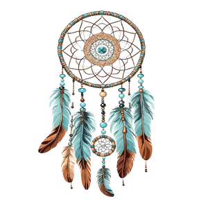 Atrapasueños negro con detalles en azul y anillos múltiples, ideal para decoraciones de pared para sala de estar, dormitorio disponible en ventas al por mayor - Product Image 4