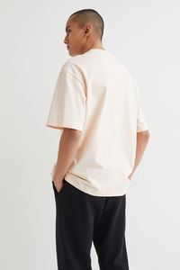 T-shirt surdimensionné pour homme unisexe Logo OEM de haute qualité 100% coton T-shirts hip hop unisexe T-shirt surdimensionné pour homme de haute qualité - Product Image 5