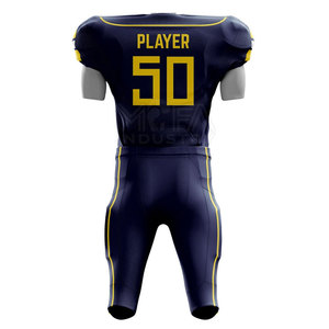 Diseño OEM, Color y Logotipo Personalizados, Jersey de Fútbol Americano, Uniforme Ligero, Transpirable y de Secado Rápido, Manga Corta, para Adultos Unisex - Product Image 2