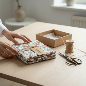 Premium 100% Poplin Cotton Woven Luxury Eco-Friendly Washable Customizable Home <b>Tablecloth</b> 140x180cm Natural Color Durable - Product Image 5