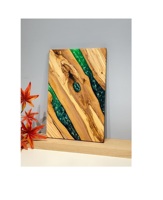 Harsen houten snijplank in meerdere kleuren, 1,5 cm dik, veelzijdig hulpmiddel voor snijden, serveren, snacks, voedselpresentatie, eenvoudig in gebruik.